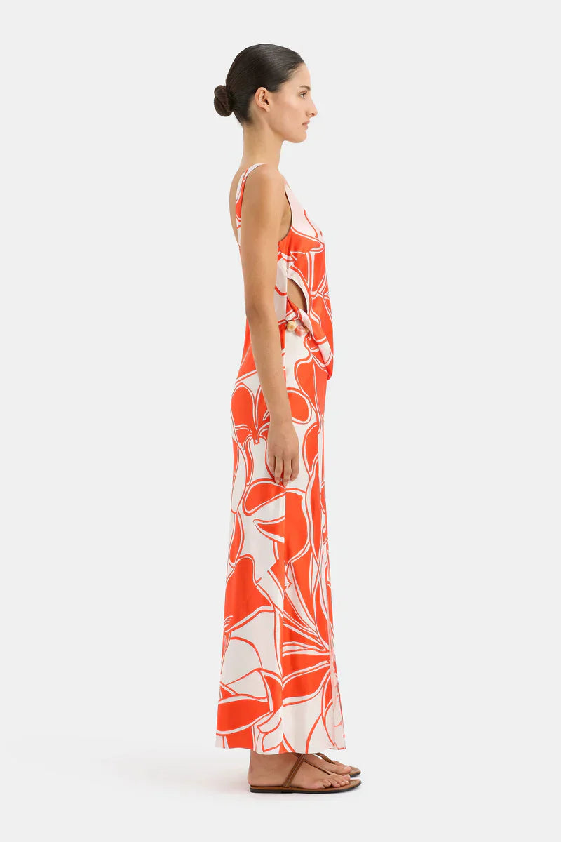 STL Ramona Twist Bias Midi Dress