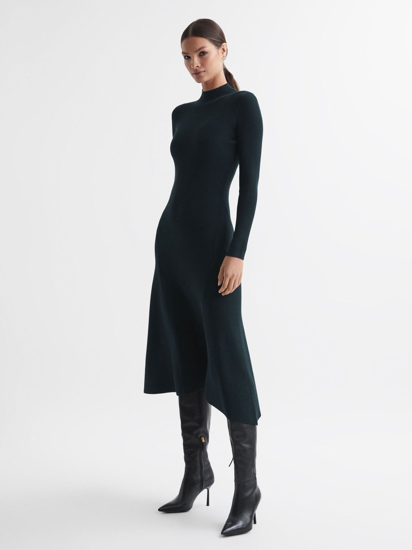 Rss Chrissy Knitted Bodycon Midi Dress