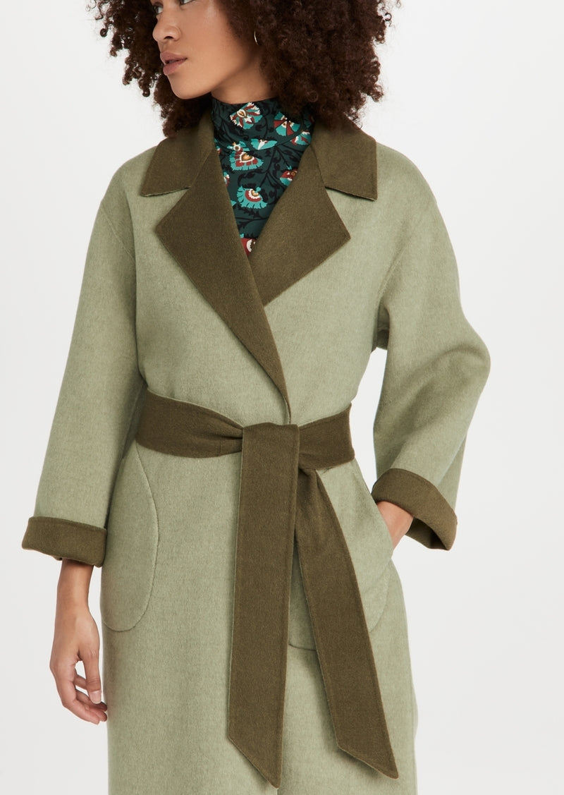 AO Tomiko Reversible Wrap Coat