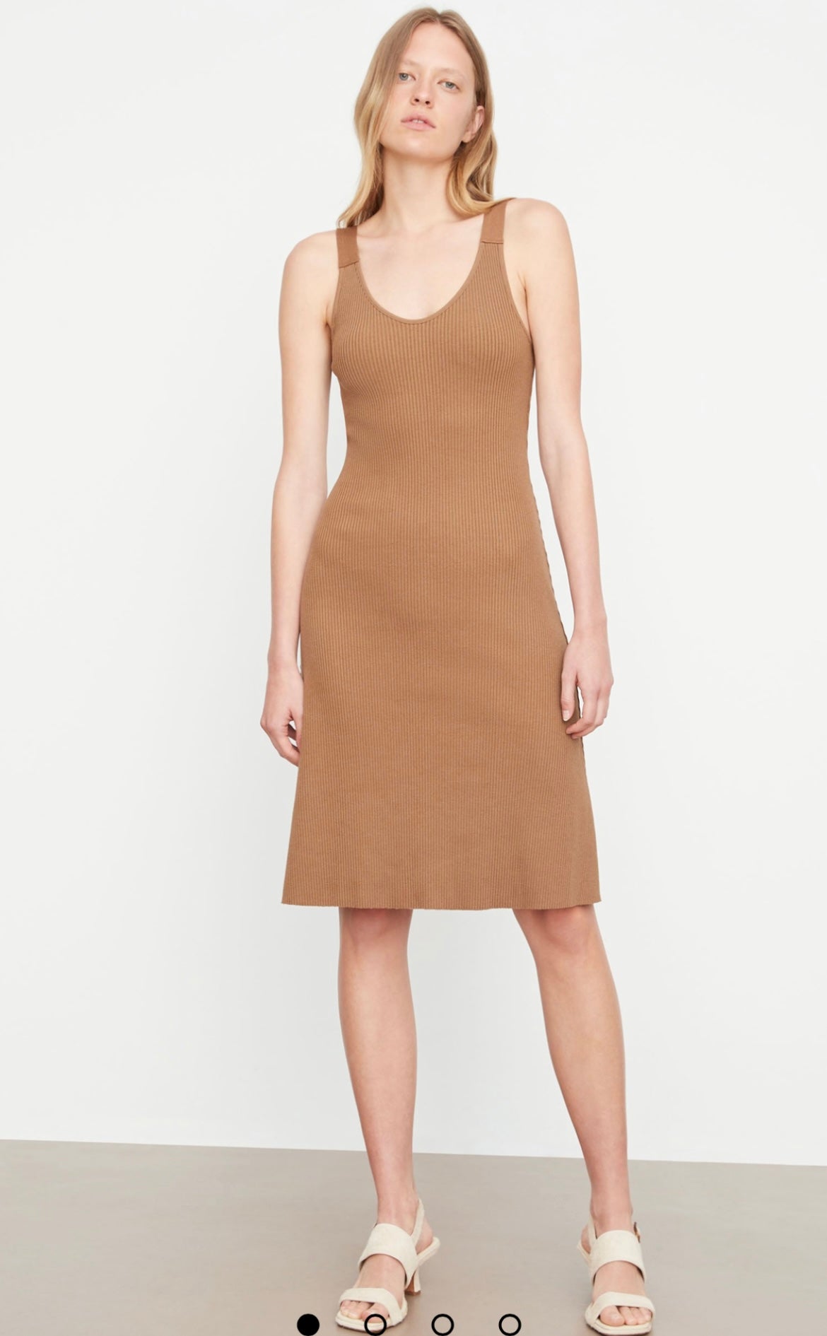 Vnc Ribbed Midi Dress