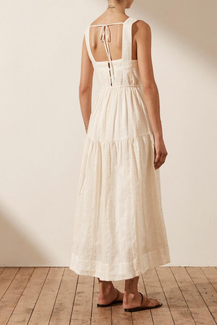 SJ Luana Linen Midi Dress