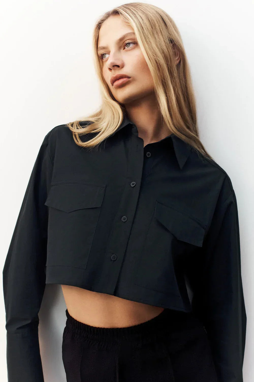 SJ Mareva Patch Crop Shirt