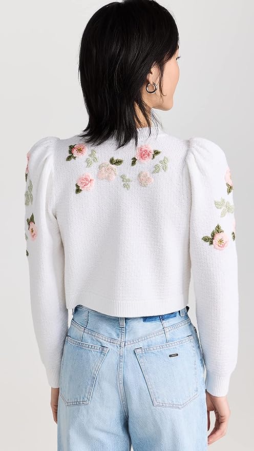 AO Kitty Embroidered Cardigan