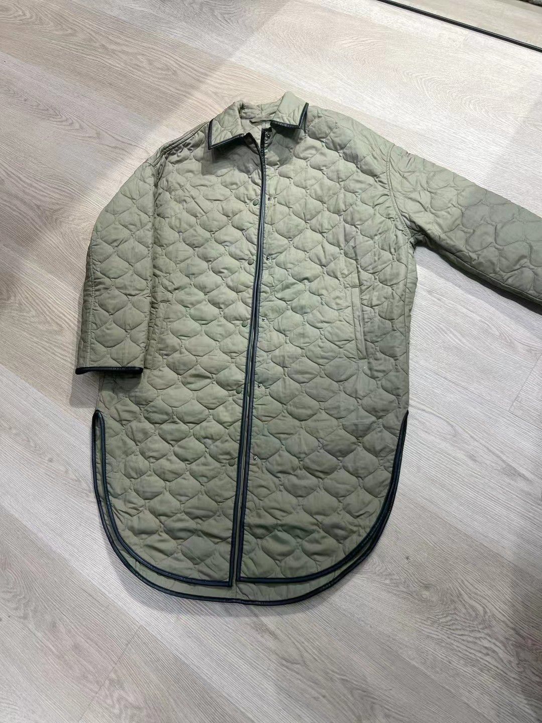 Ttm Quilted Cocoon Coat