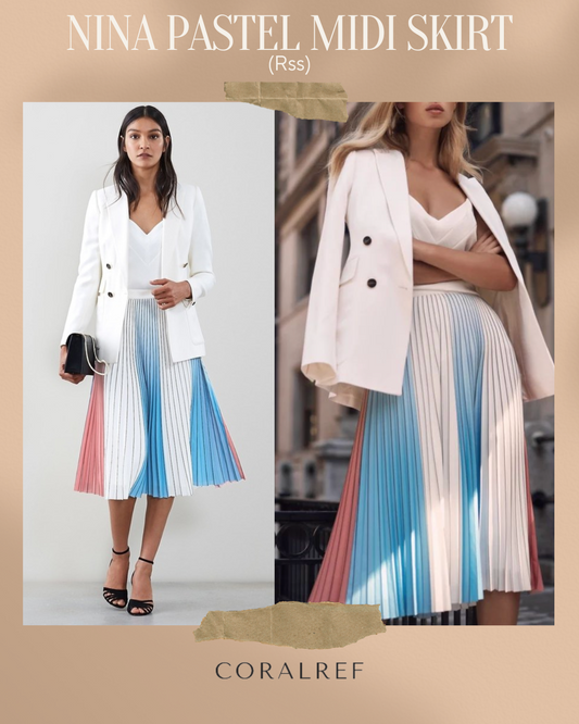 Rss Nina Pastel Midi Skirt