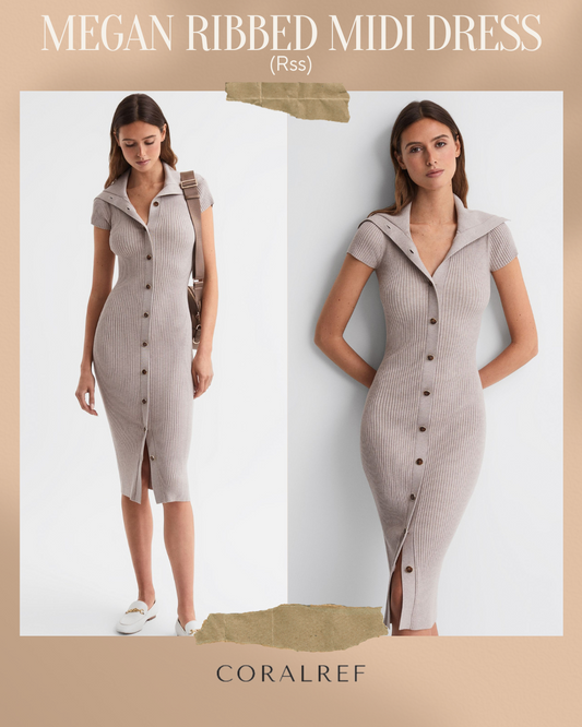 Rss Megan Ribbed Midi Dress