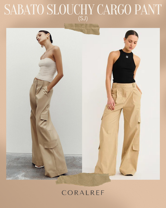SJ Sabato Slouchy Cargo Pant