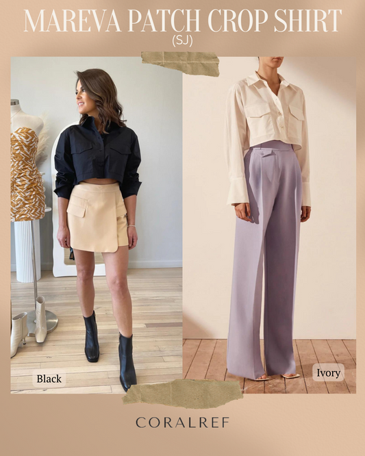 SJ Mareva Patch Crop Shirt
