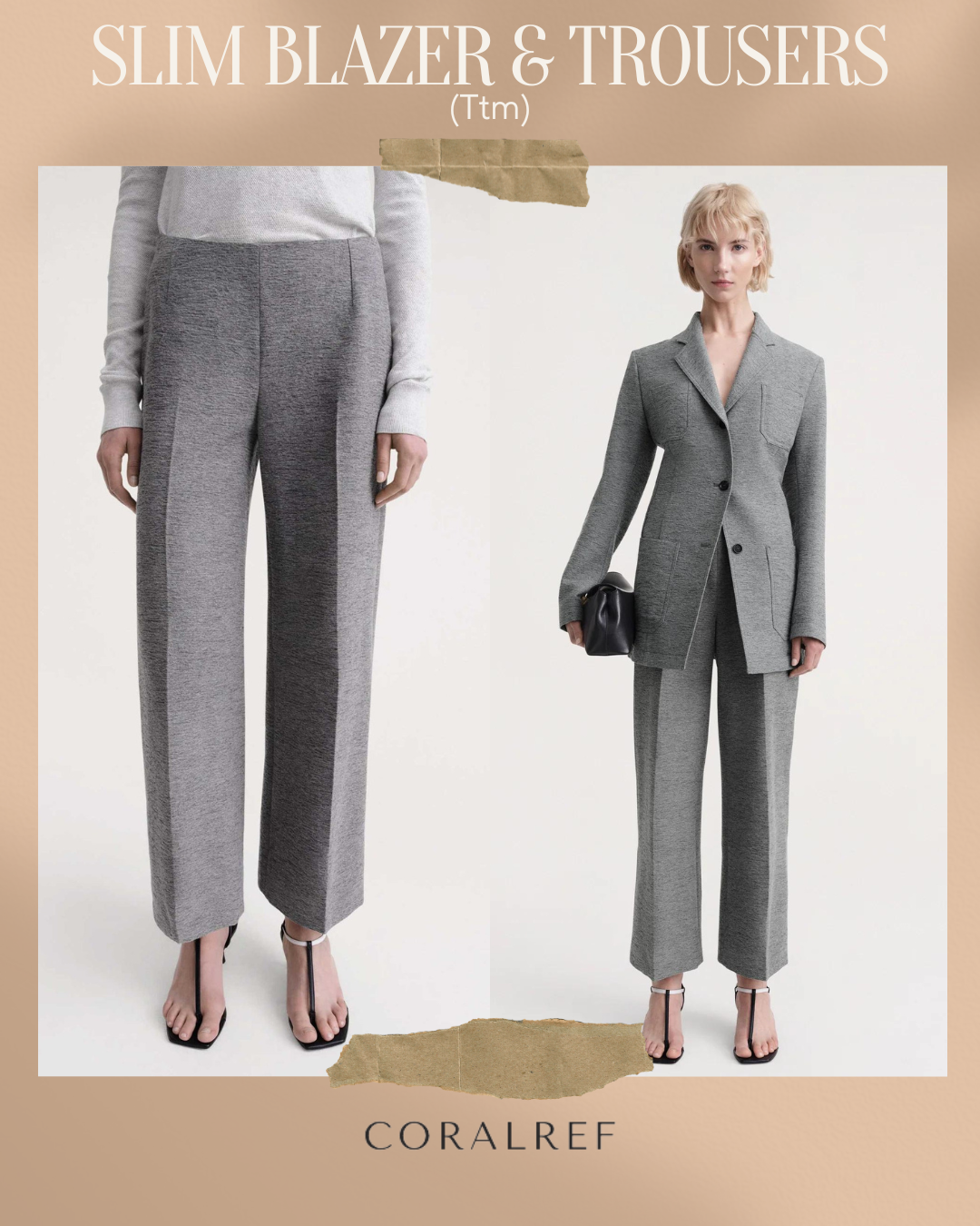 Ttm Slim Blazer & Trousers Set