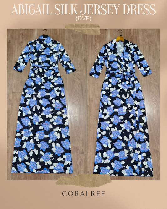 DVF Abigail Silk Jersey Maxi Dress