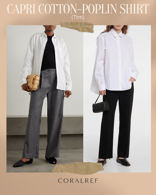 Ttm Capri Cotton Poplin Shirt