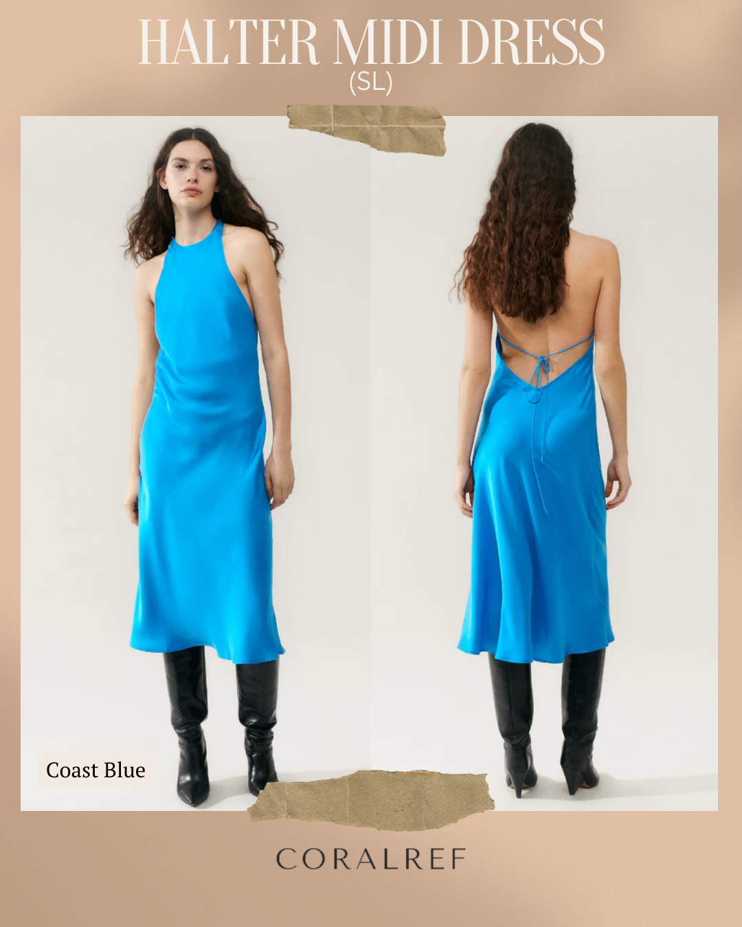 SL Halter Midi Dress