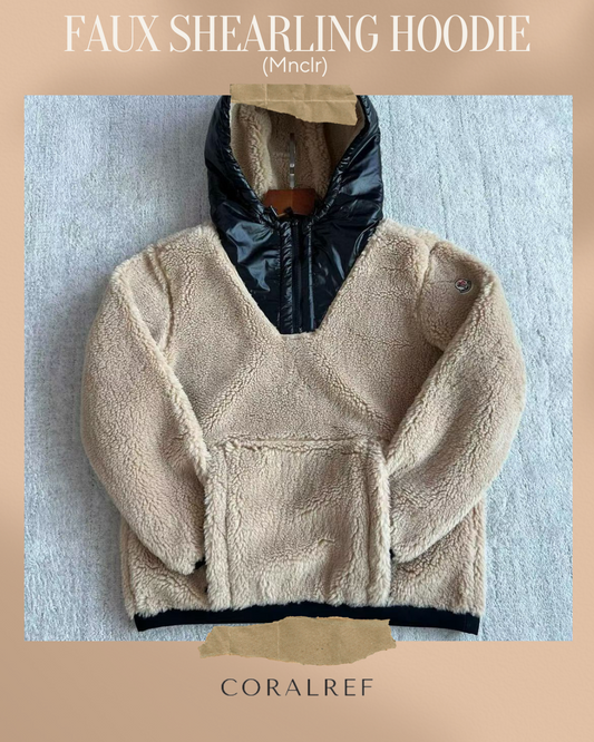 Mnclr Faux Shearling Hoodie