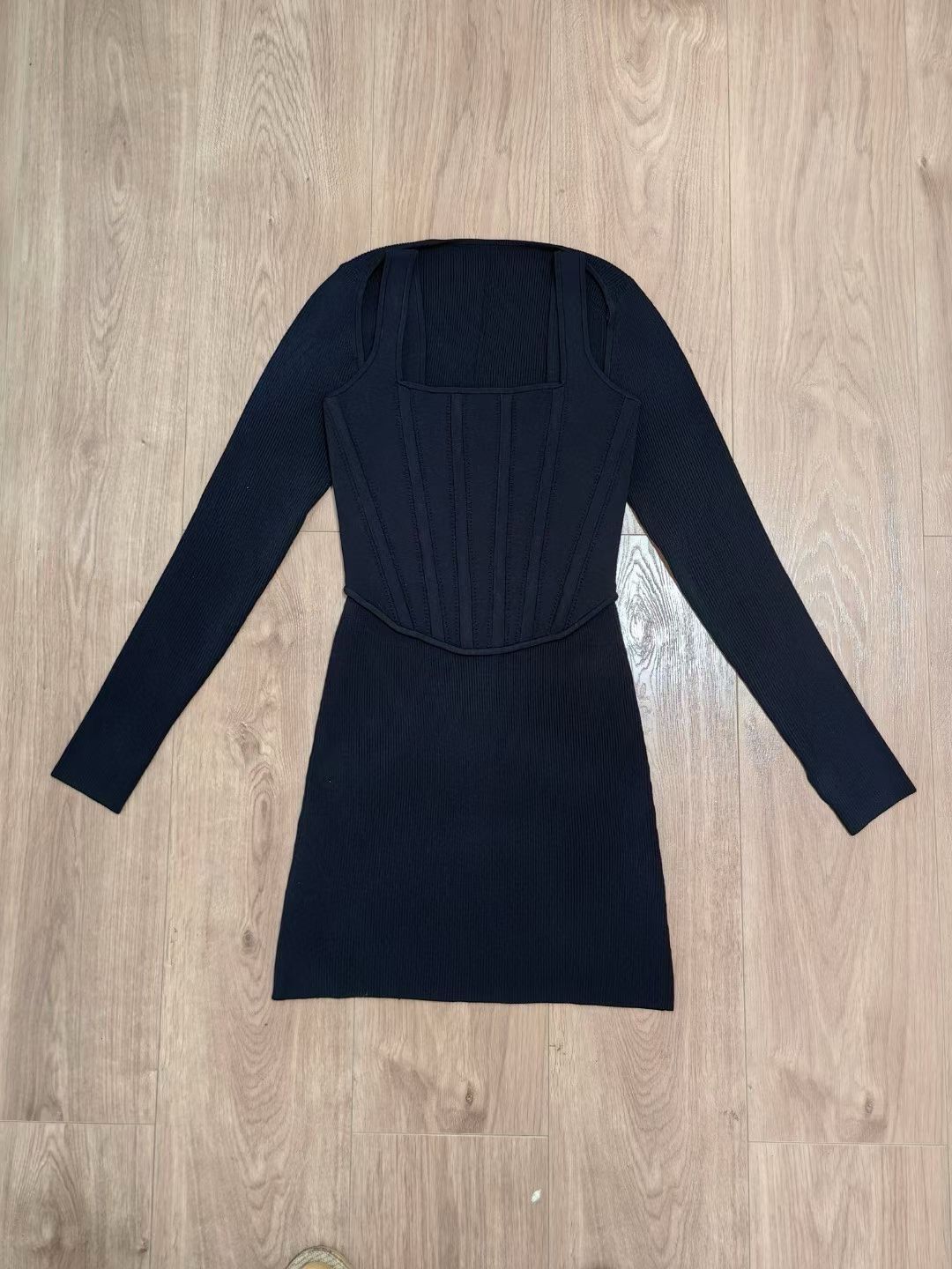 DL Pointelle Corset Mini Dress