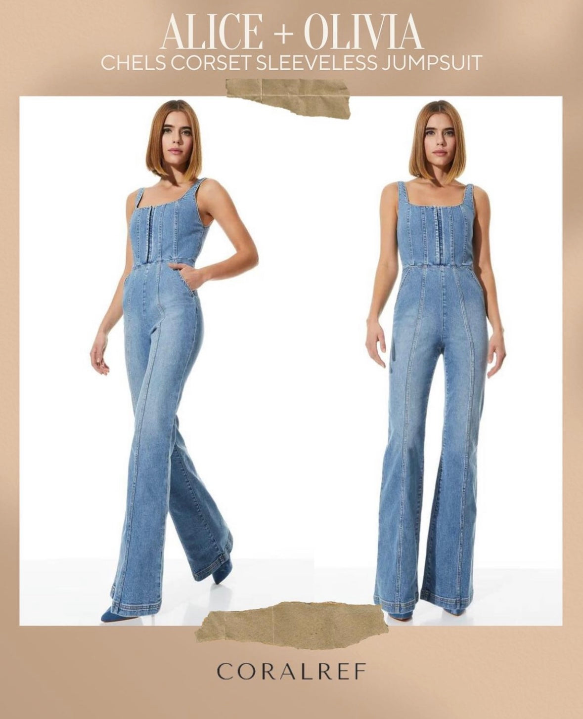 AO Chels Corset Sleeveless Jumpsuit